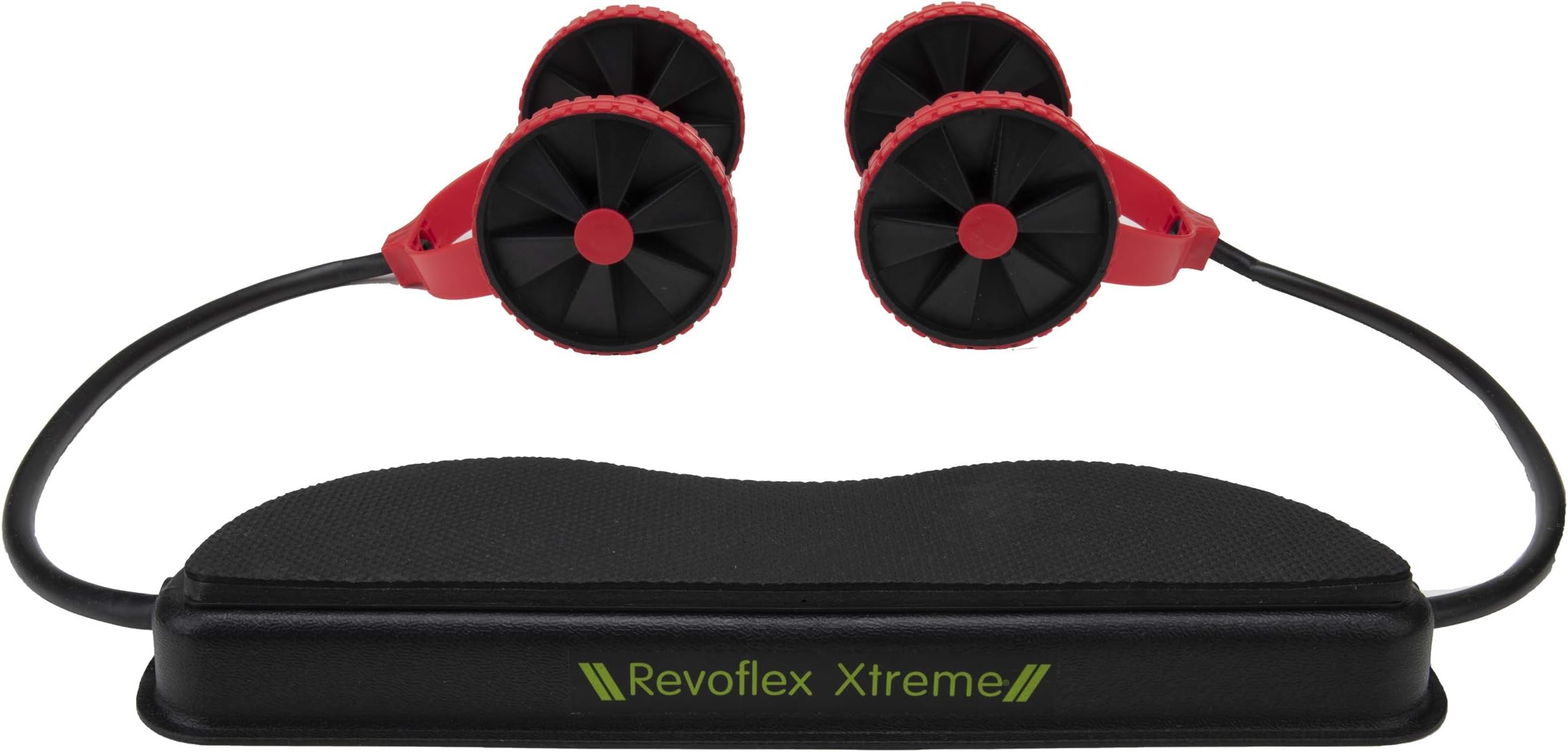 Mind Reader Wheel Abs Roller Core Muscles Exercise Trainer, Abdominal Fitness Equipment, Red, ABROLL-RED