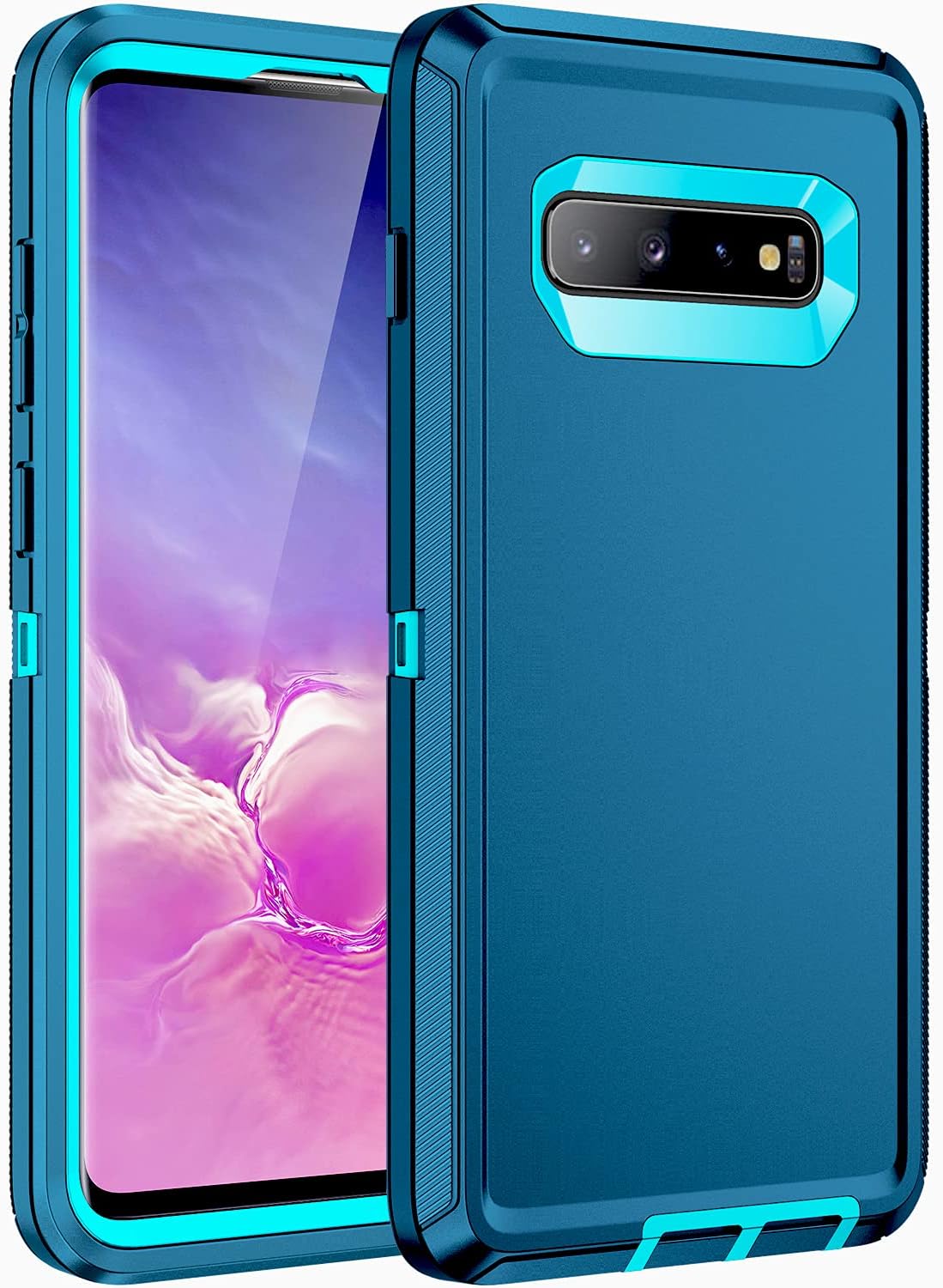 RegSun for Galaxy S10 Case,Shockproof 3Layer Full Body Protection [Without Screen Protector