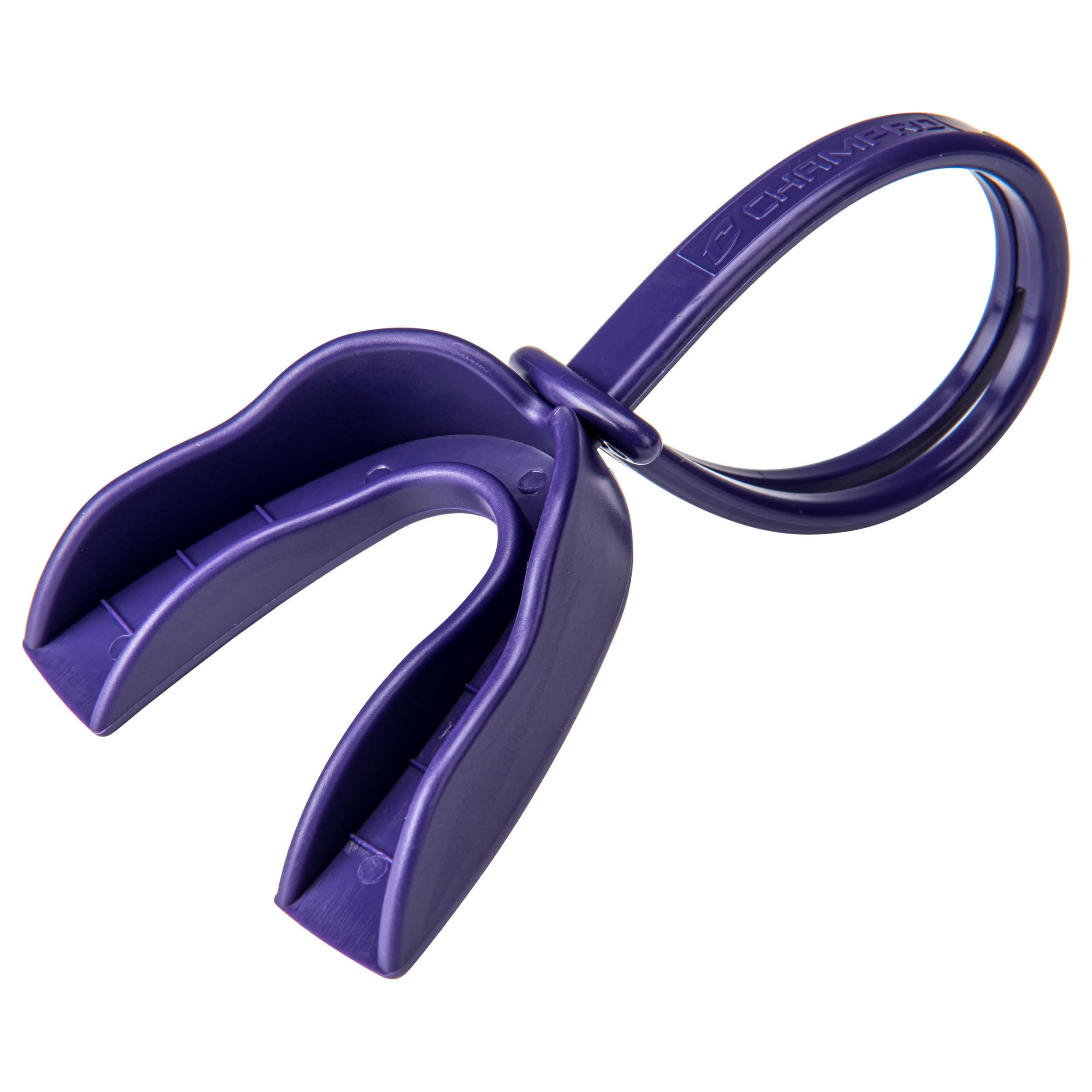 Champro Protector bucal con correa, adulto, morado