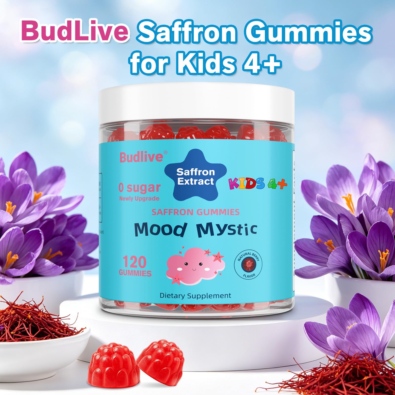 Mood Mystic Saffron Gummies for Kids 4+,Saffron Extract Supplements — Amazon image 6