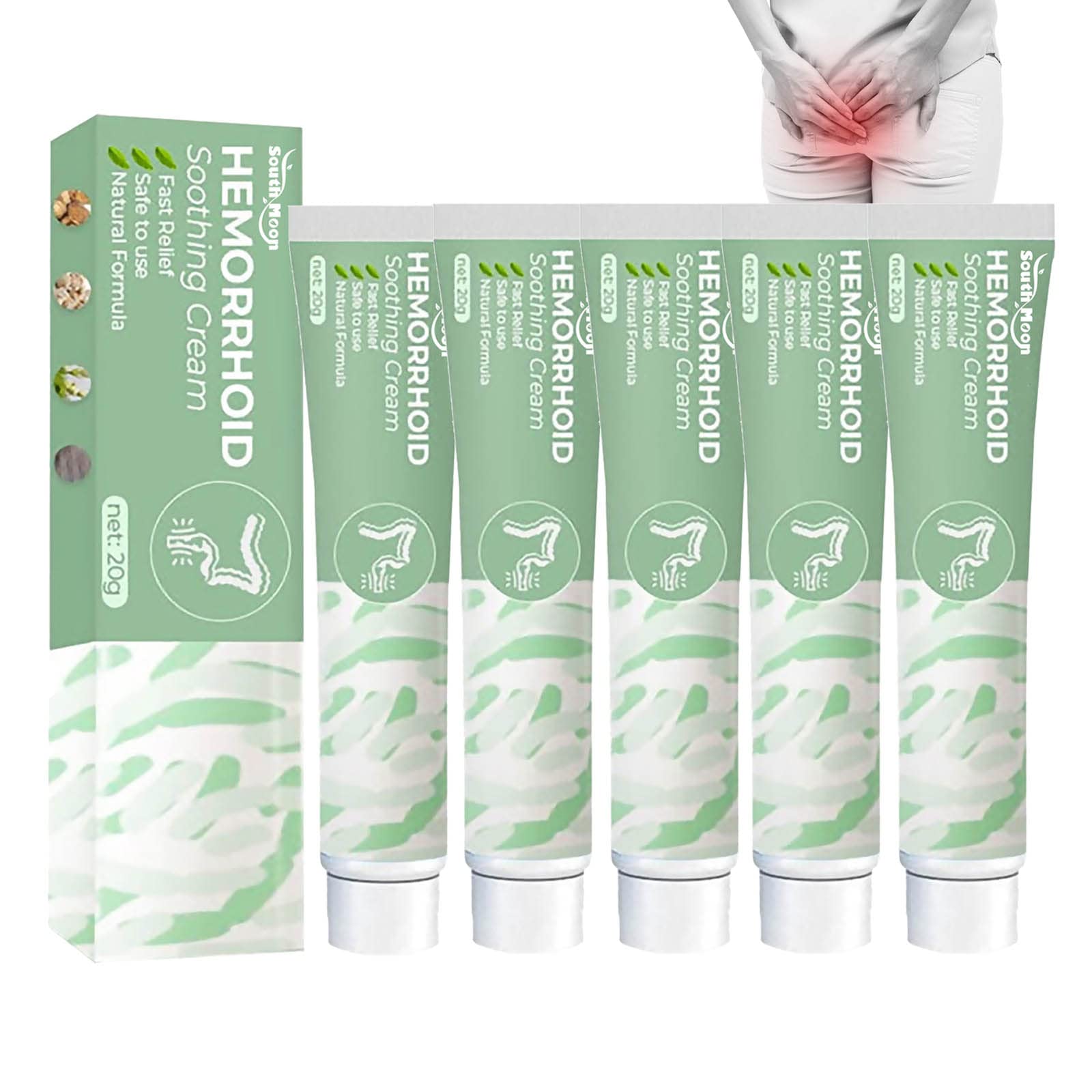 German Koltax Hemorrhoid Soothing Cream, Natural Herbal Hemorrhoids Ointment Cream for for All Types of Internal and External, Hemorrhoids, Soothes Itching, Swelling & Pain, All Ages (100g)