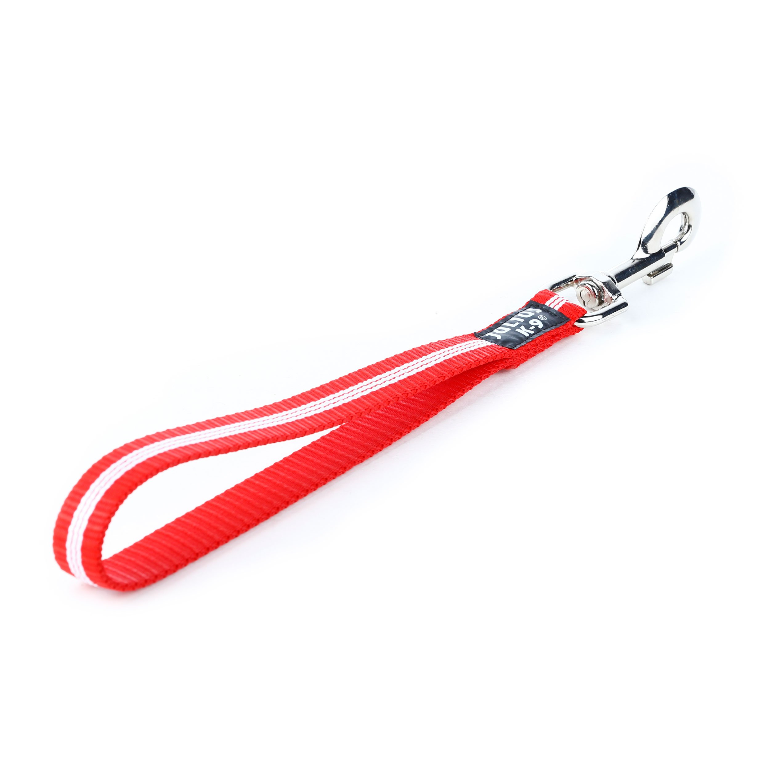 IDC Tubular Webbing Short Leash, 19 mm x 35 cm, Red - Image 2