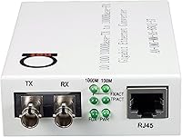 Vista 7 de Convertidor de medios de fibra ST Gigabit Multimodo - Módulo de fibra ST integrado 1,804.5 ft (0,34 millas) 850 nm - a UTP Cat5e 10/100/1000 RJ-45