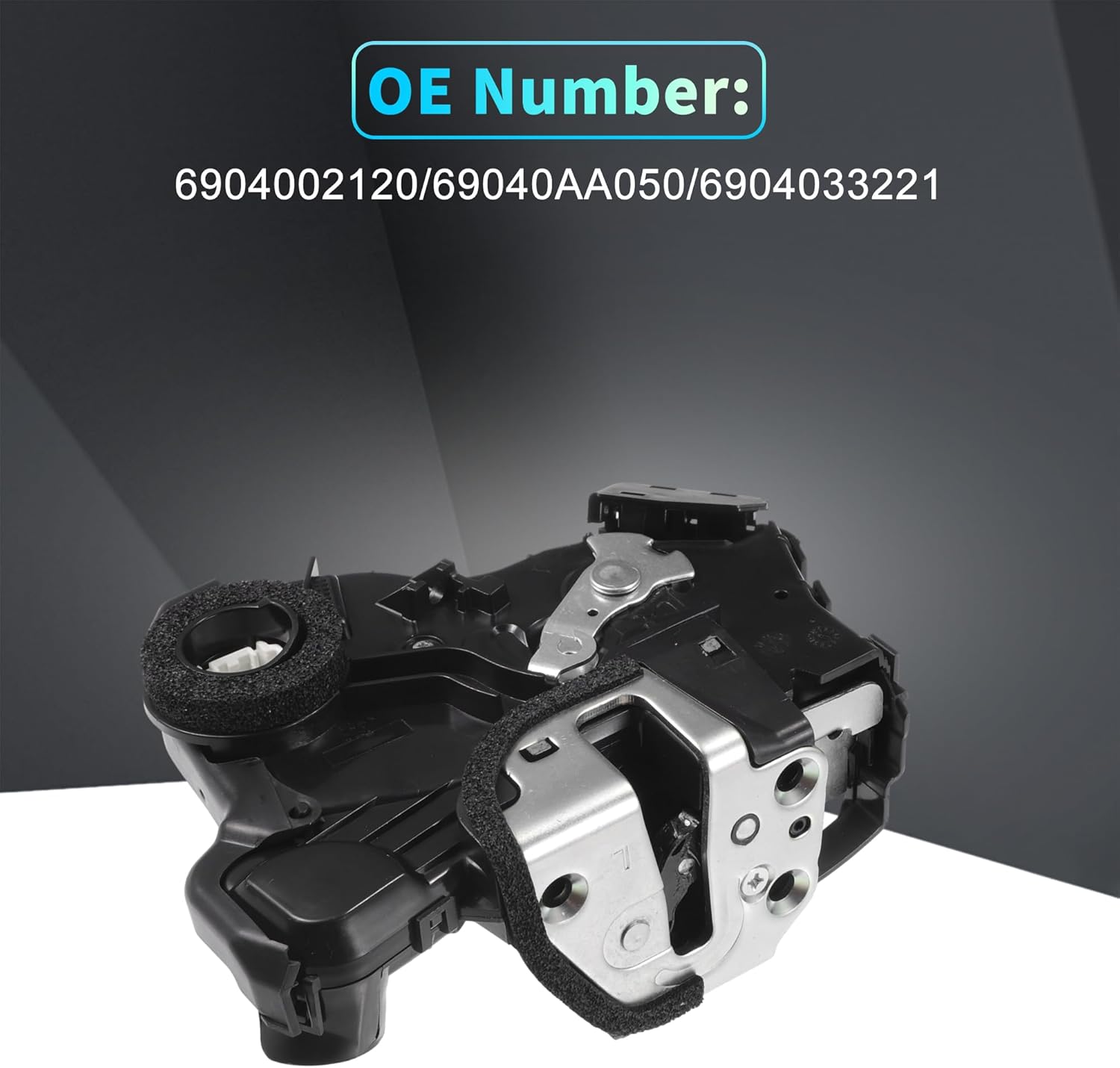 X AUTOHAUX Replacement Front Left Driver Side Power Door Lock Actuator Motor for Toyota 4Runner 2003-2009 for Toyota Camry 2002-2006 Door Latch Actuator Assembly No.6904002120 Black
