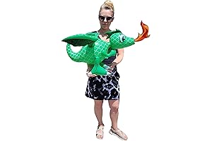 Rey Inflatables Large Fire Breathing Green Inflatable 30" Dragons