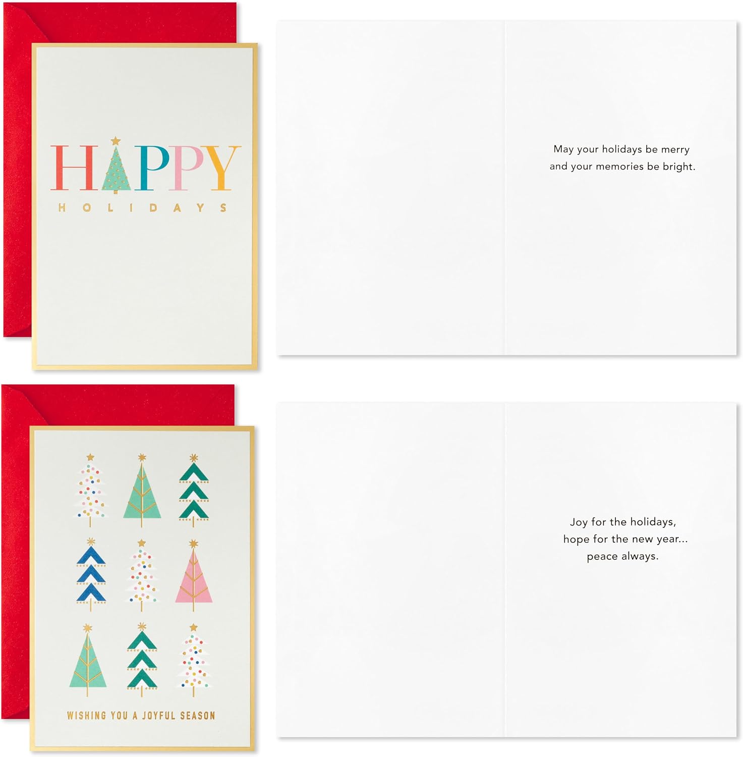 Hallmark Christmas Cards with Envelopes, Assorted 16-Pack (Joyful Season) image 4