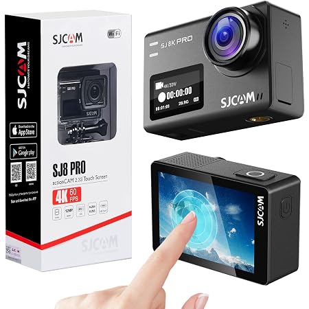 Action Cam SJCAM SJ6Pro 4K60FPS - WiFi, Touchscreen, Impermeabile 40M - Per Sport E Subacquea - Foto 8