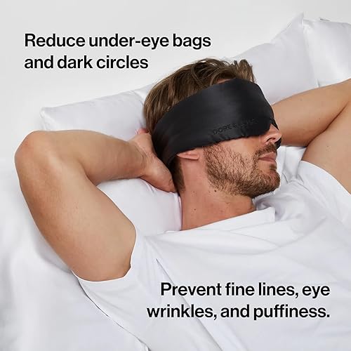 Miniatura 6 de Dore & Rose Antifaz para sueño profundo con bloqueo de luz, antifaz de seda de morera de 23 Momme, ultra suave, ajustable - Antifaz para dormir de