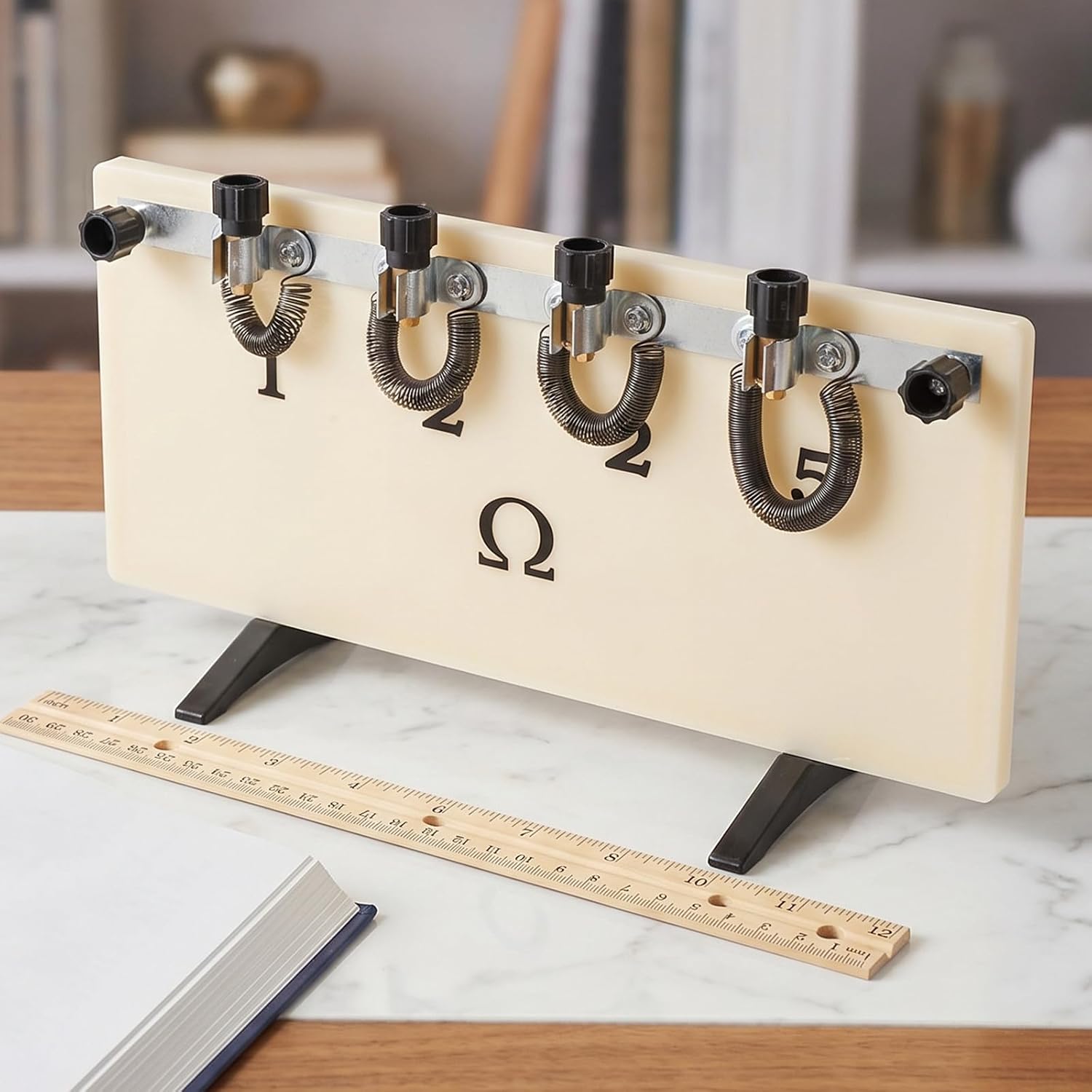 Operitacx Resistance Substitution Box - Resistance Box Precision Variable Resistor for Physical Electricity Experiment Teaching - STEM Educational Toy