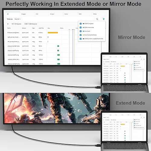 Miniatura 5 de Benfei - Cable adaptador bidireccional de HDMI a DVI (DVI-D 24+1 macho a macho HDMI, alta velocidad, 1080p, Full HD, compatible con Raspberry Pi,