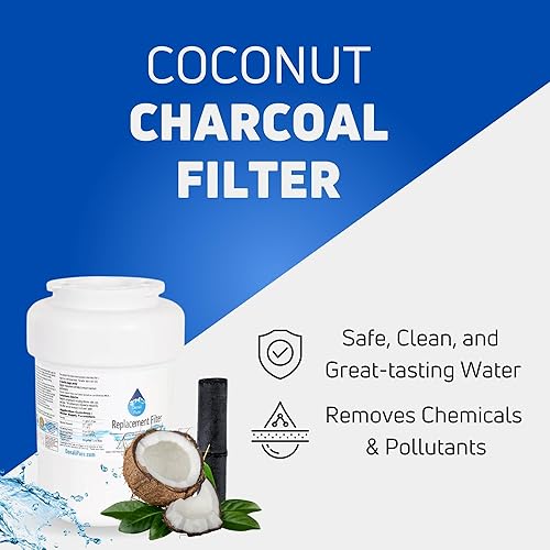 Miniatura 4 de Paquete de 4 filtros de agua de repuesto para refrigerador General Electric GSH25JSRFSS - Compatible con cartucho de filtro de agua de refrigerador