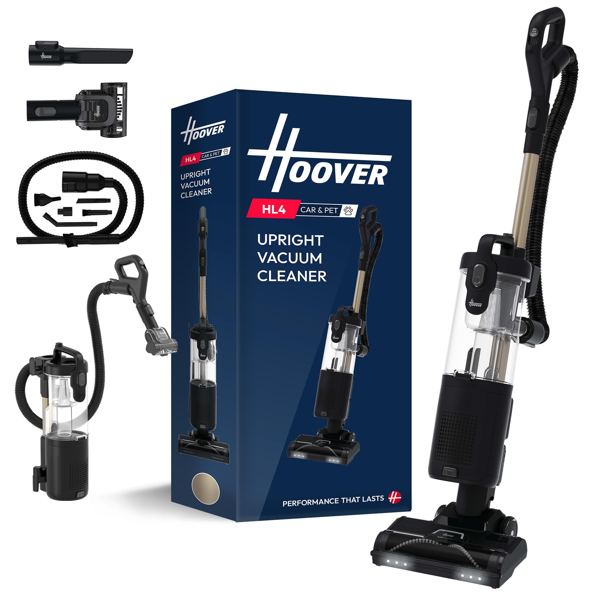 Hoover HL4 Car&Pet Upright Vacuum Cleaner 2-in-1 Lift Away, 850W [HL420PTC]