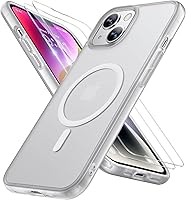 Vista 80 de Miracase - Funda magnética para iPhone 13 de 6.1 pulgadas (compatible con MagSafe) (con 2 protectores de pantalla), protección de grado militar