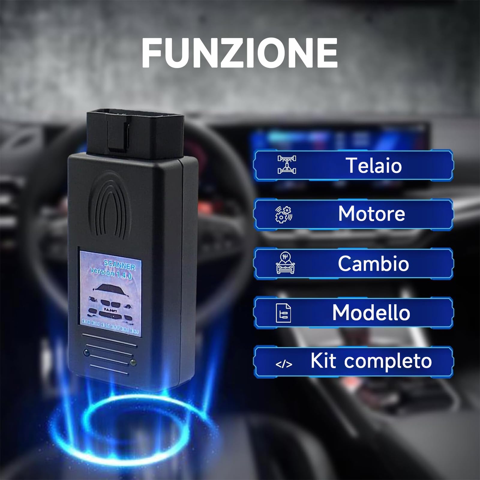 per BMW Scanner 1.4.0 Programmatore Eeprom Lettore di Codici Funziona per Veicoli BMW E46,E38,E39,E53,E83,E85 Adatto per Strumento di Programmazione ECU OBD2 Scanner Strumento Diagnostico