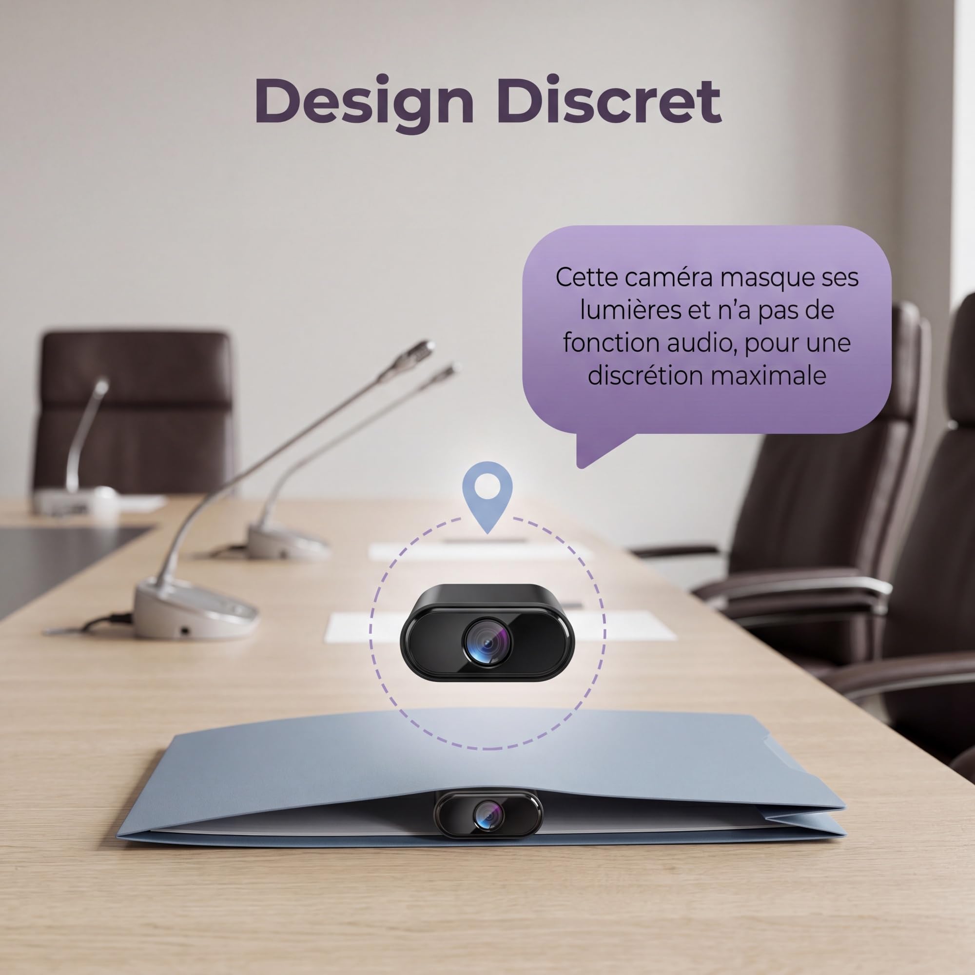 Générique Mini ukryta wewnętrzna kamera WiFi 1080P | Noktowizor, wykrywanie ruchu, alarmy push - idealne do monitorowania domu, niemowląt, zwierząt