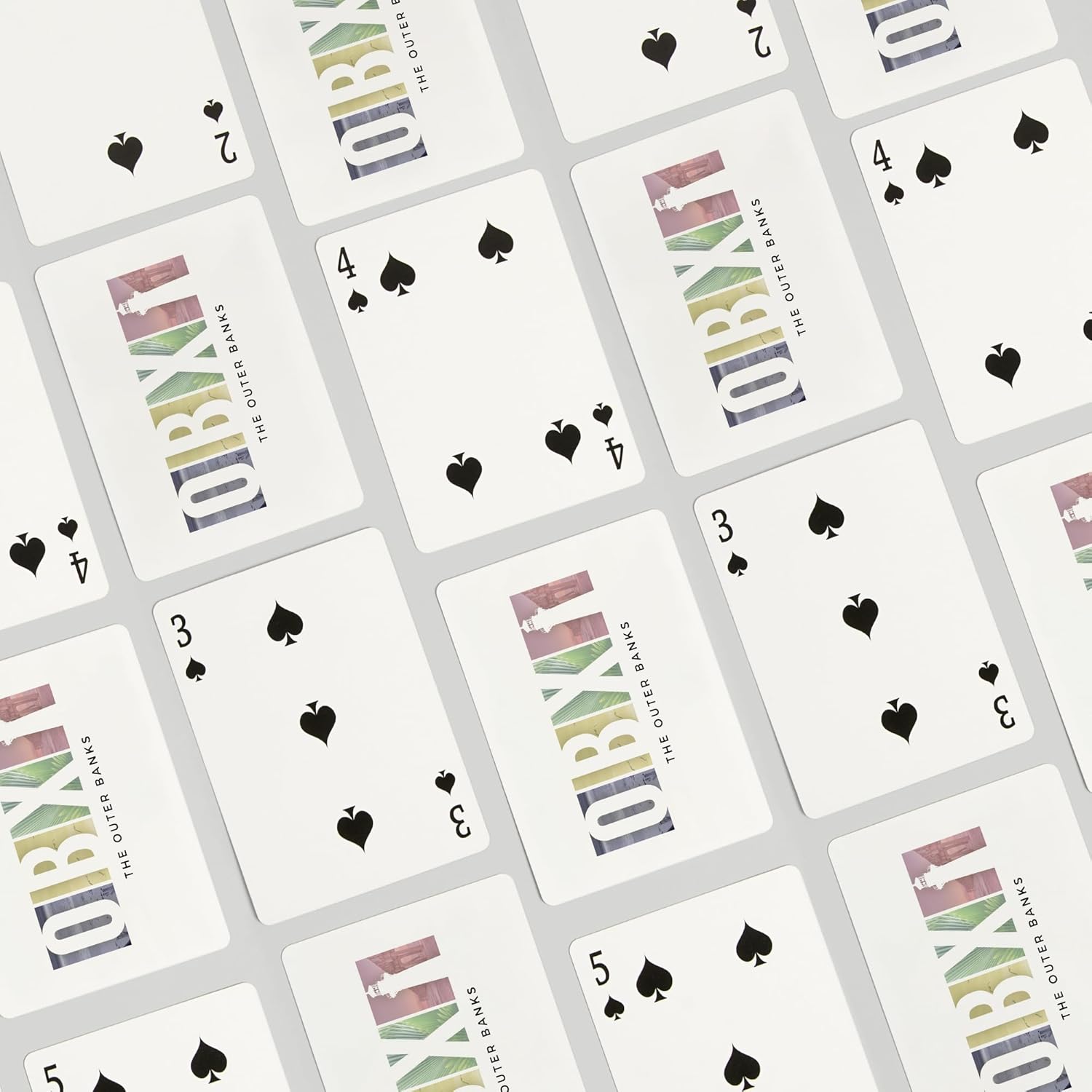 Lantern Press Outer Banks, North Carolina, OBX, 52 Playing Cards for Adults, Poker Size Card Deck
