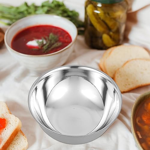 Miniatura 7 de Cuenco de acero inoxidable de 47.3 fl oz con aislamiento de doble pared para fideos, ensalada, mezcla, aperitivos y uso doméstico