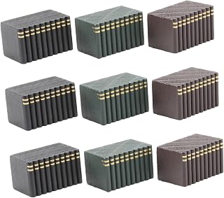 Toyvian 9 Pçs Livro De Casa De Boneca Mini Móveis Decoração De Casa Miniaturas Livro Falso Móveis De Madeira Miniture Decoração Em Miniatura Acessórios De Decoração De Casa Acessórios De