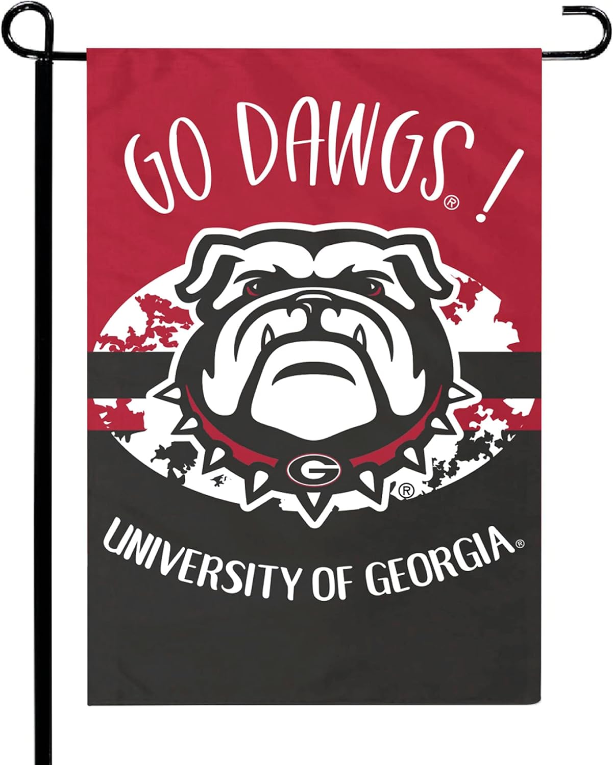 FANMATS 34978 Georgia Bulldogs Stylish Garden Flag 12"x18"