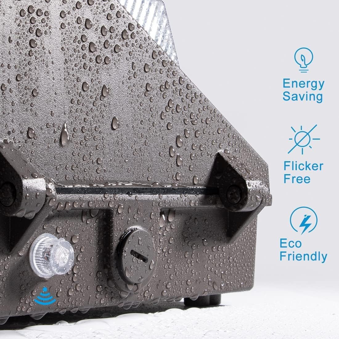 Lightdot 8Pack 70W LED Wall Pack Lights, 100-277v Dusk to Dawn Photocell |10500Lm (150Lm/W) 5000K IP65 Outdoor Flood Lighting for Yard,Warehouse,Factory,Building,Garage, ETL(Height:10~15ft)