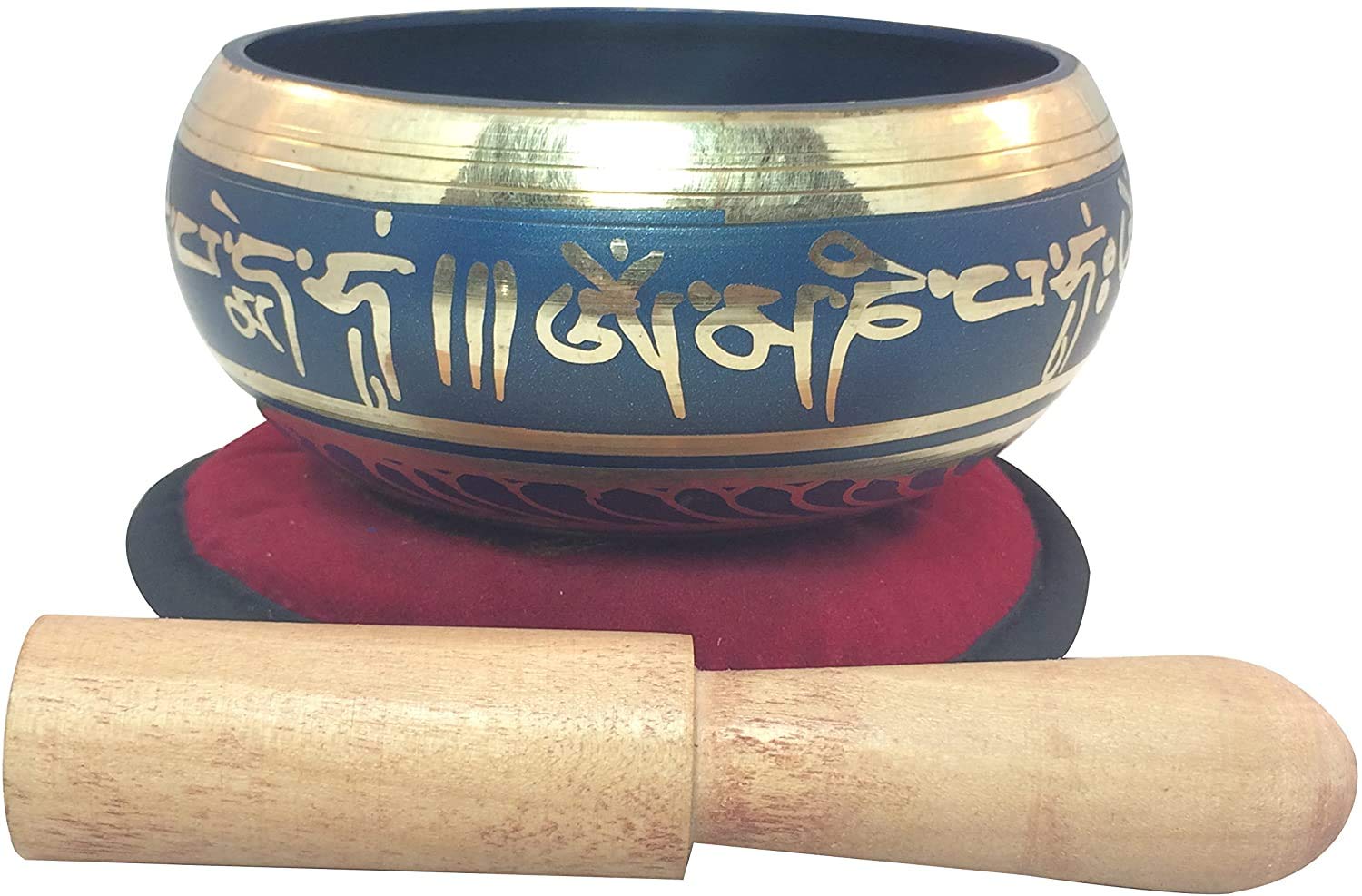 CppperWala Tibetan Singing Bowl Blue Buddha of Compassion Singing Bowl