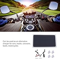 Vista 2 de 6W Solar Panel, Portable Solar Panel Charger, Waterproof Monocrystalline Module DIY Solar Panel Kit for Charging Car RV Boat Mobile Phone