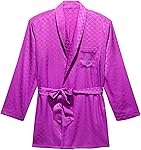 Savage X Fenty, Men's, Savage X Smoking Jacket, Juicy Purple Jacquard Monogram, M