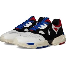 POLO RALPH LAUREN Suede Leather Mesh-Polo Jgr Pp-Sneakers-Low Top Lace