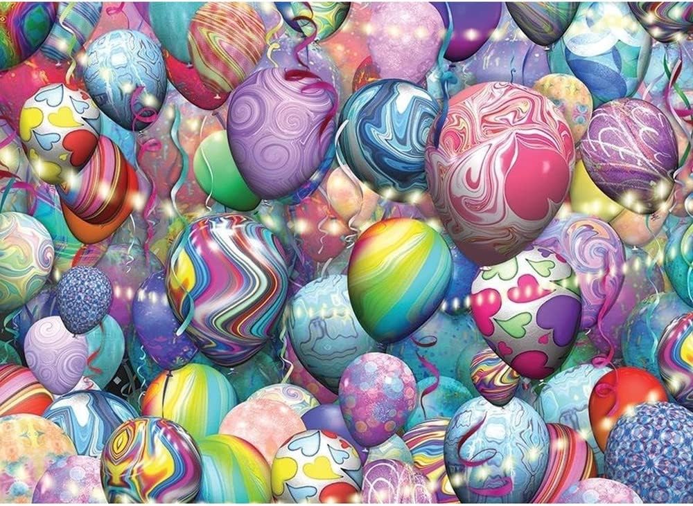 Cobble Hill 500 Piece Puzzle - Party Balloons - Sample Poster Included