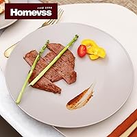 Vista 147 de Colors Life juego de vajilla, exterior negro brillante con interior de color mate