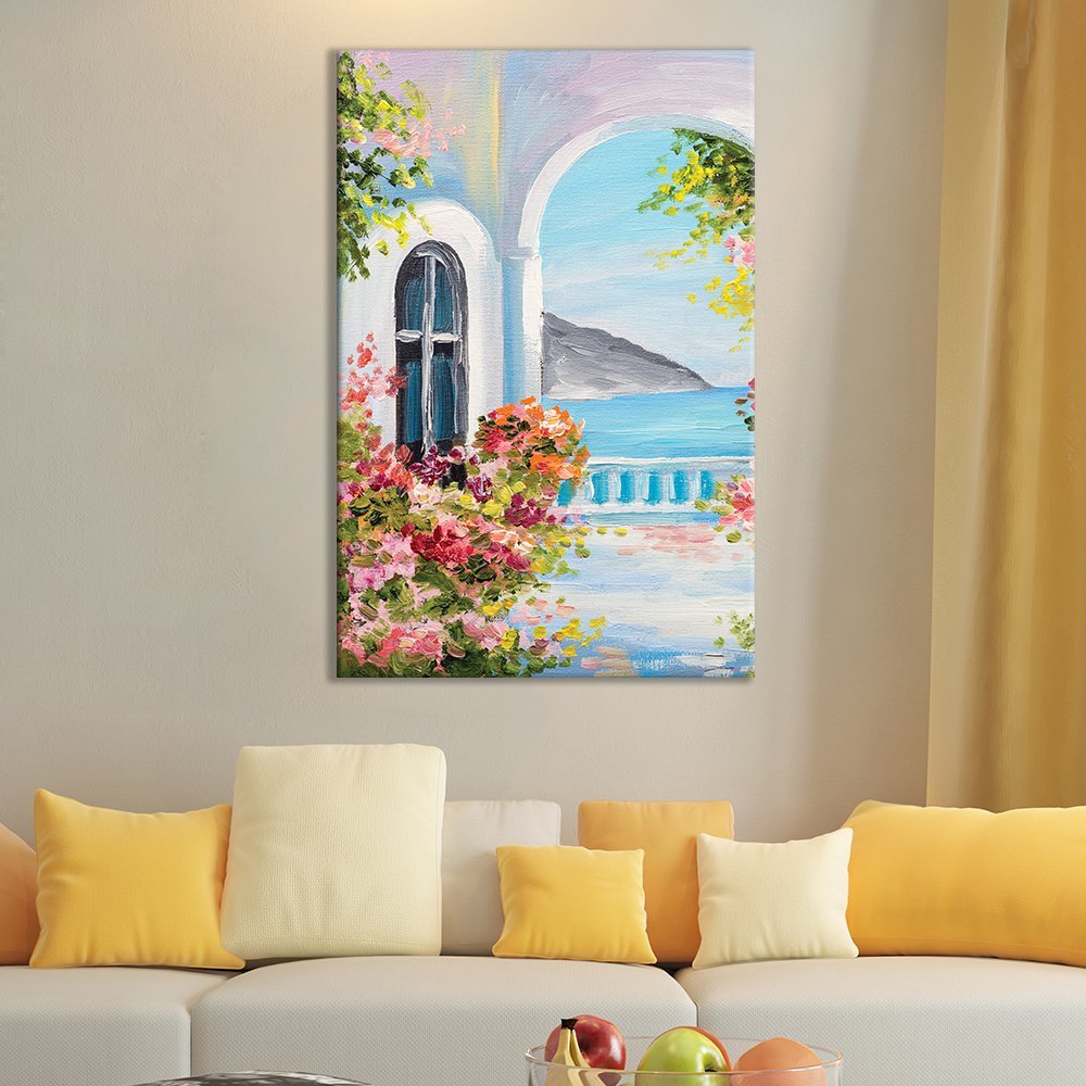 Amazon.com: wall26 Canvas Wall Art of Beautiful Oil Painting of a