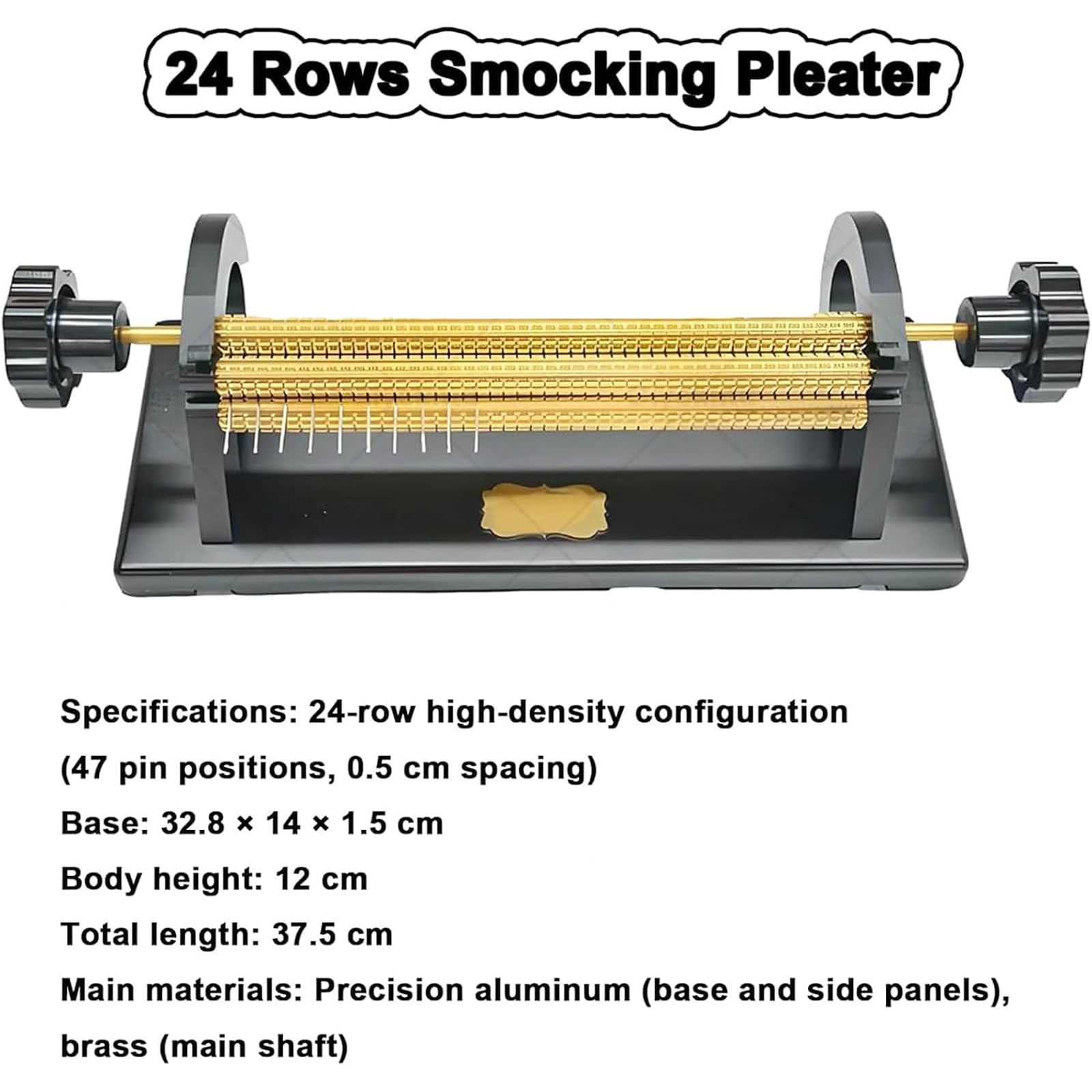 Smocking Pleat 24 rzędy, Plisowana maszyna do szycia