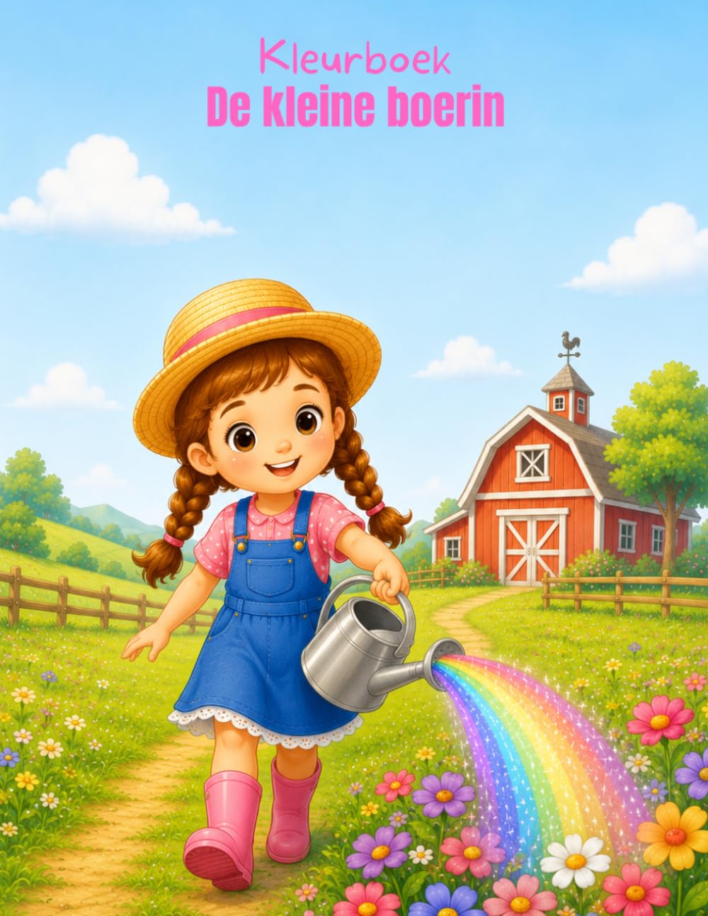 Kleurboek De kleine boerin: Kleurboek voor kinderen van 3-6 jaar