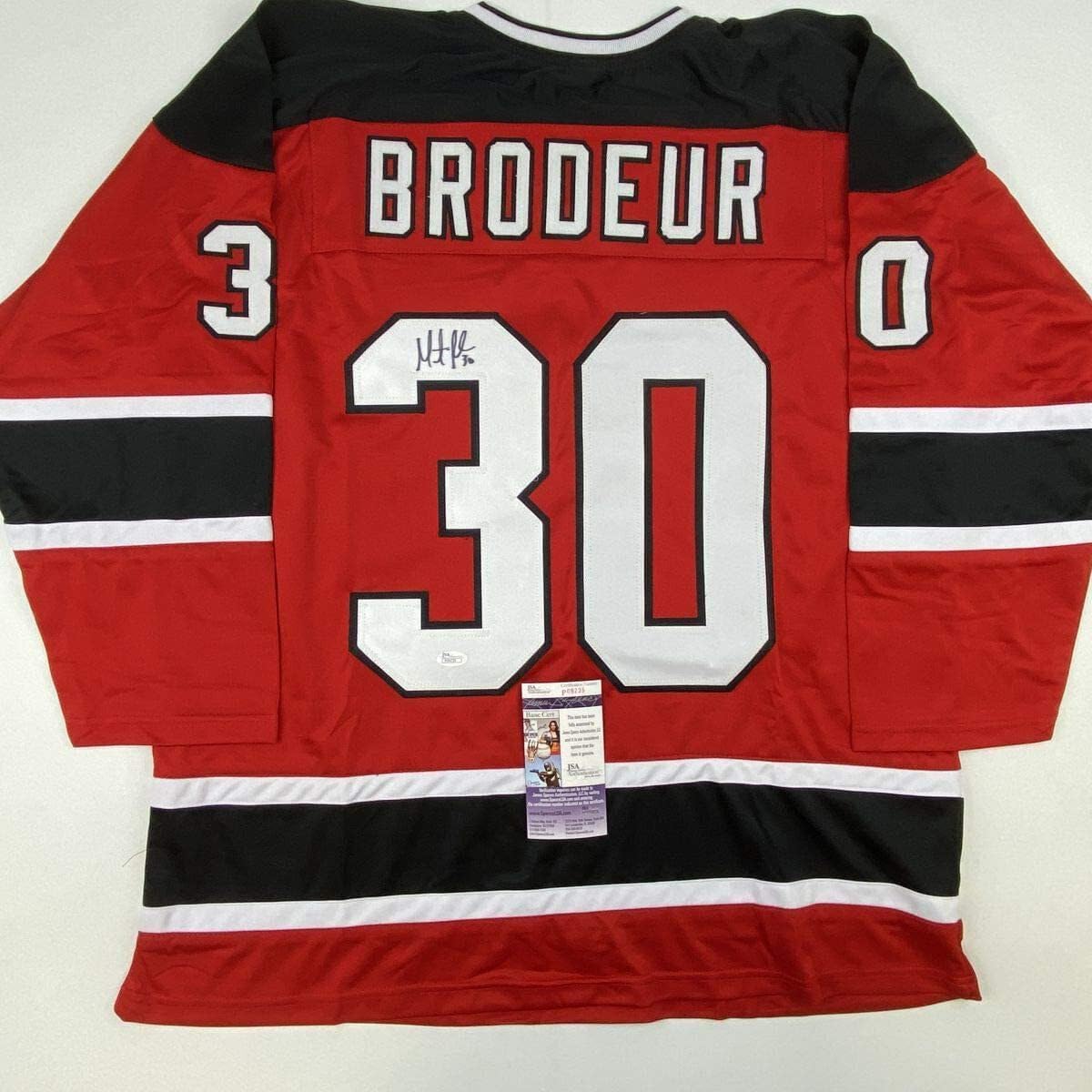 Autographed Martin Marty Brodeur Jersey with JSA COA