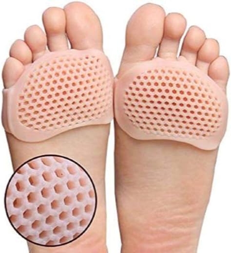 P P Enterprise Silicone Gel Half Toe Sleeve Anti-Skid Forefoot Soft Pads for Pain Relief heel front socks silicone Heel Pr...