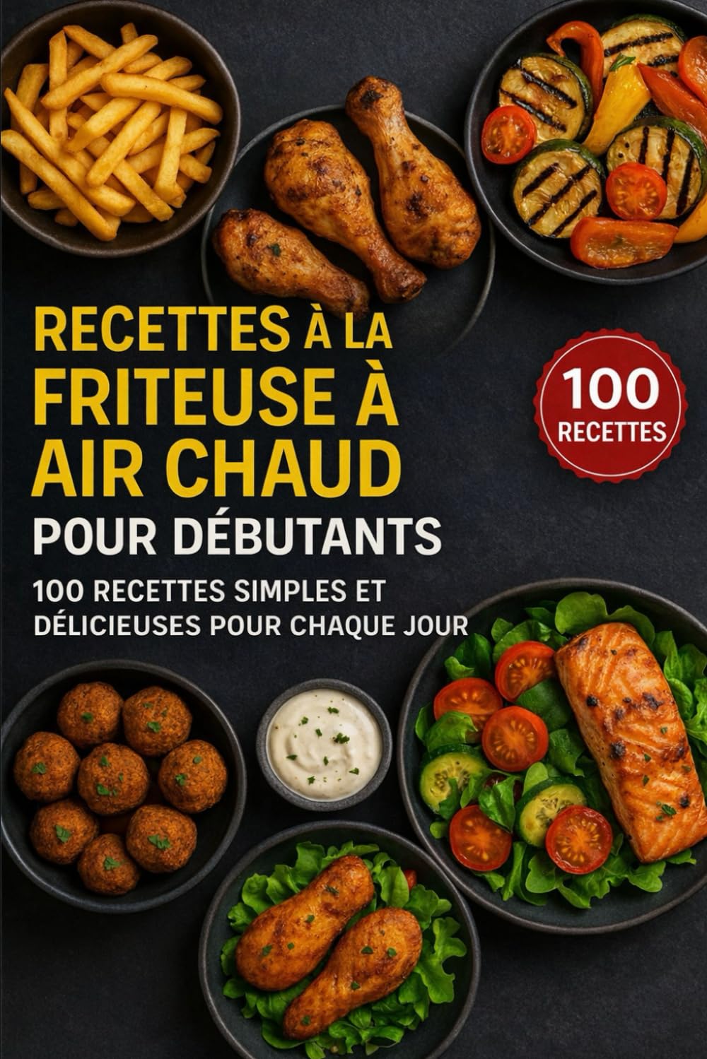 Recettes à la friteuse à air chaud pour débutants: 100 recettes simples et délicieuses pour chaque jour
