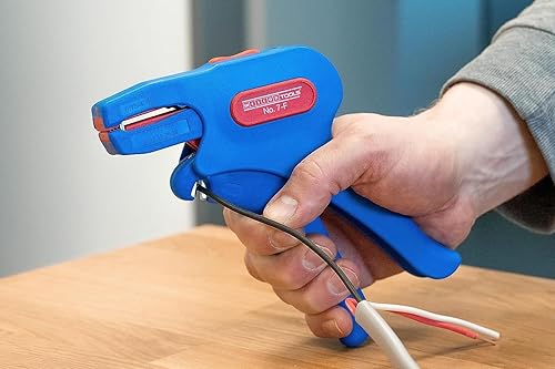Miniatura 4 de WEICON Nº 7-F | para desollar y pelar cables planos comunes | rango de trabajo 0,75-4,0 mm² | Cortadora lateral integrada hasta 0.118 in Ø