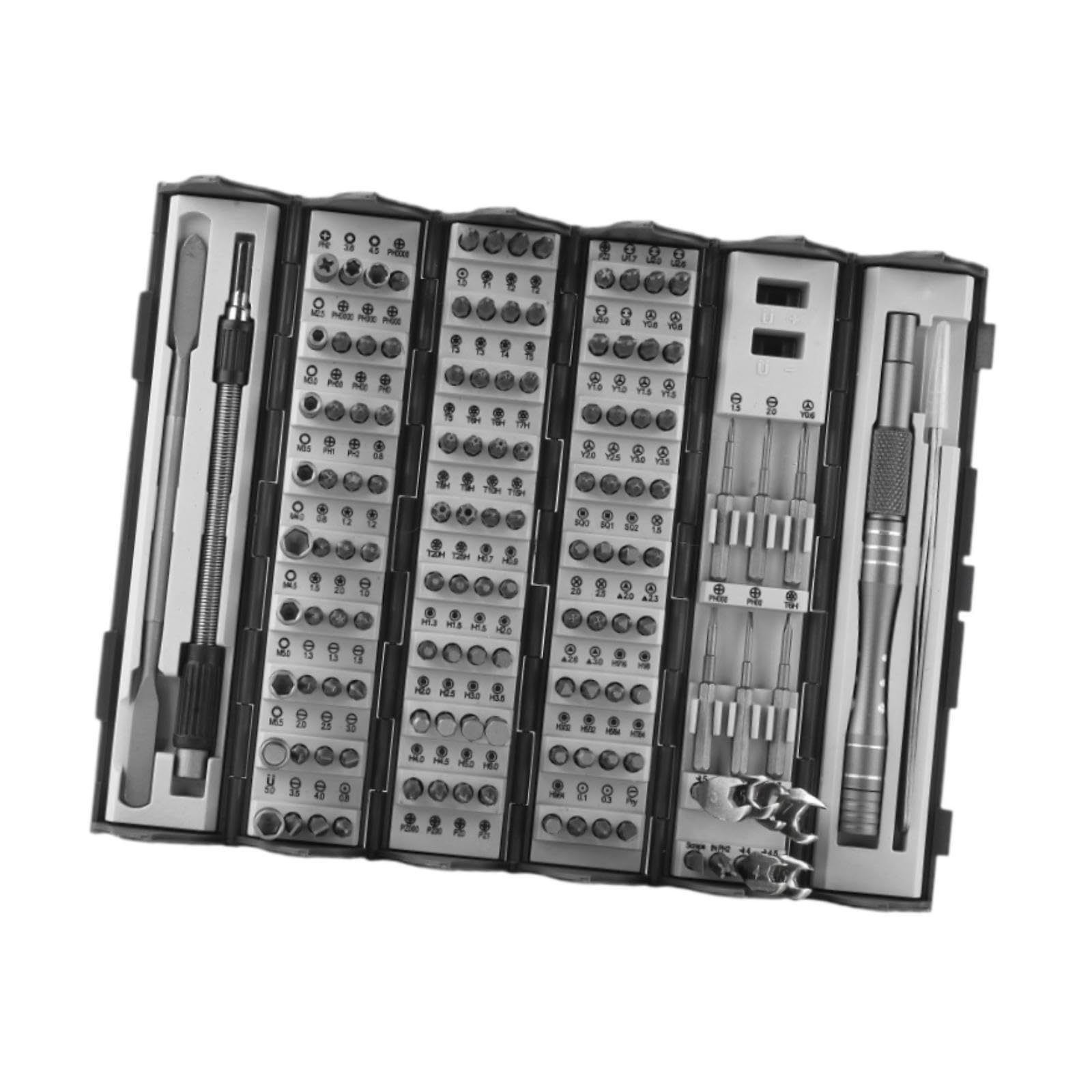 Kit 128 en 1 para reparación de teléfonos y solución de problemas de mantenimiento