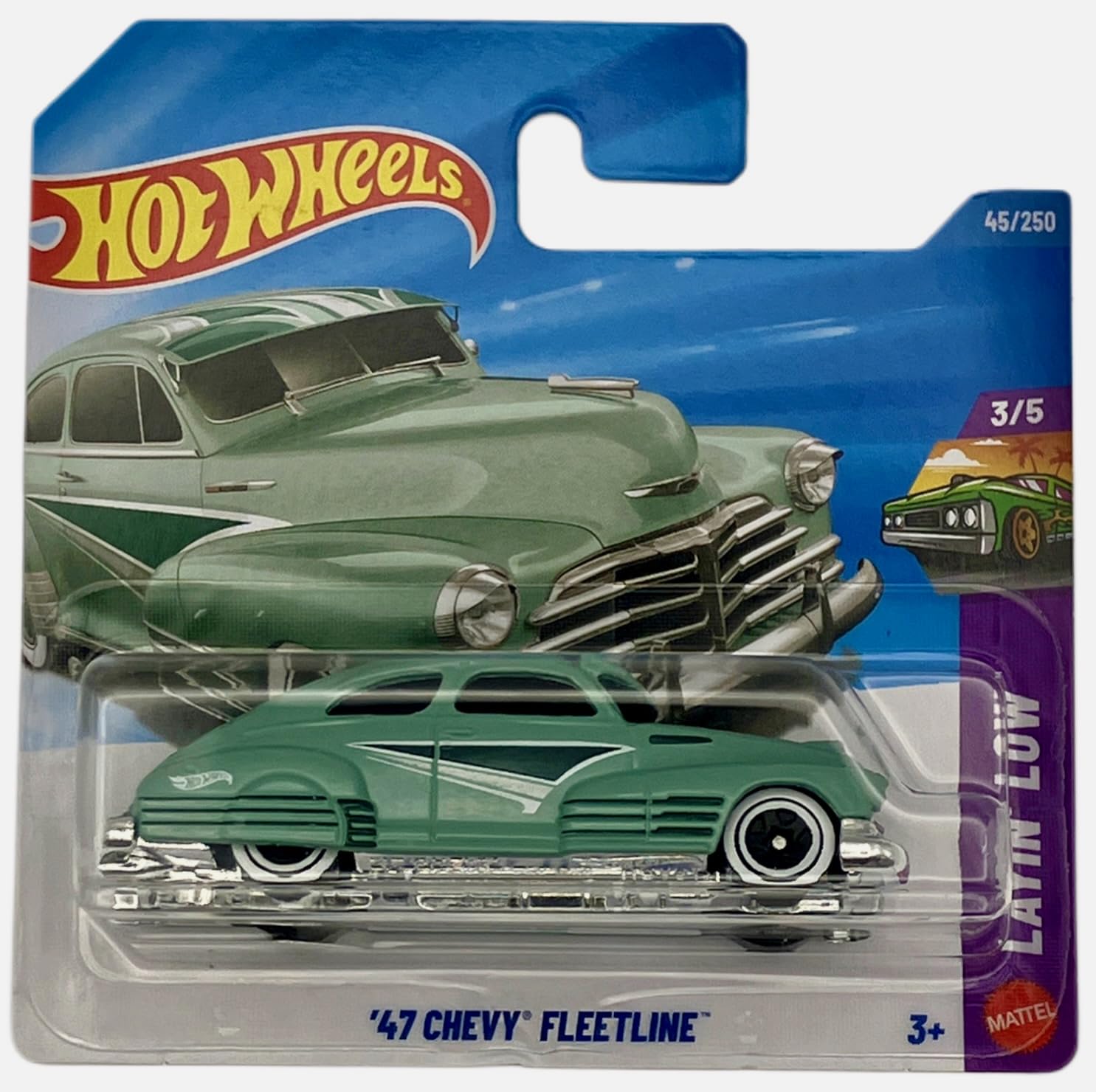 Amazon.com: Hot Wheels – '47 Chevy Fleetline - Turquoise Lowrider