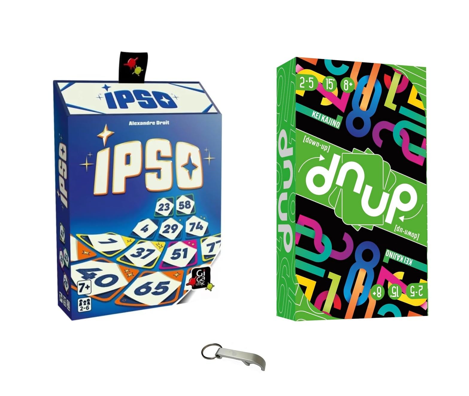 Set Ipso + Dnup Kartenspiele + 1 Decap Blumie