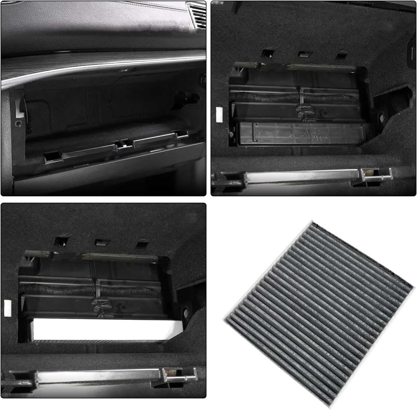 68518924AA Engine Air Filter and 68318365AA Cabin Air Filter Set Fit For 2023-2025 Jeep Wagoneer L 2022-2025 Grand Wagoneer