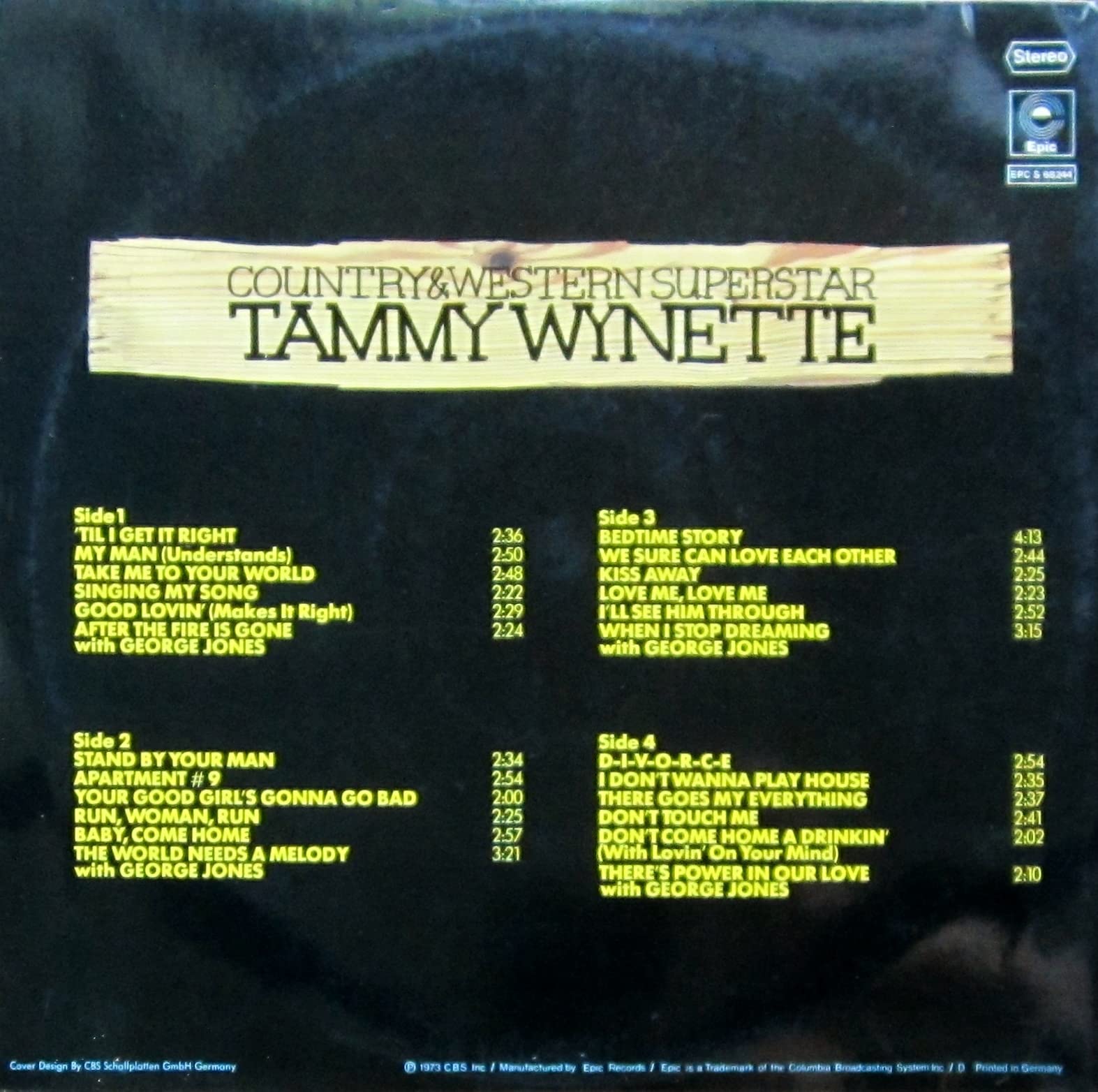 Country & western superstar (1973) / Vinyl record [Vinyl-LP]