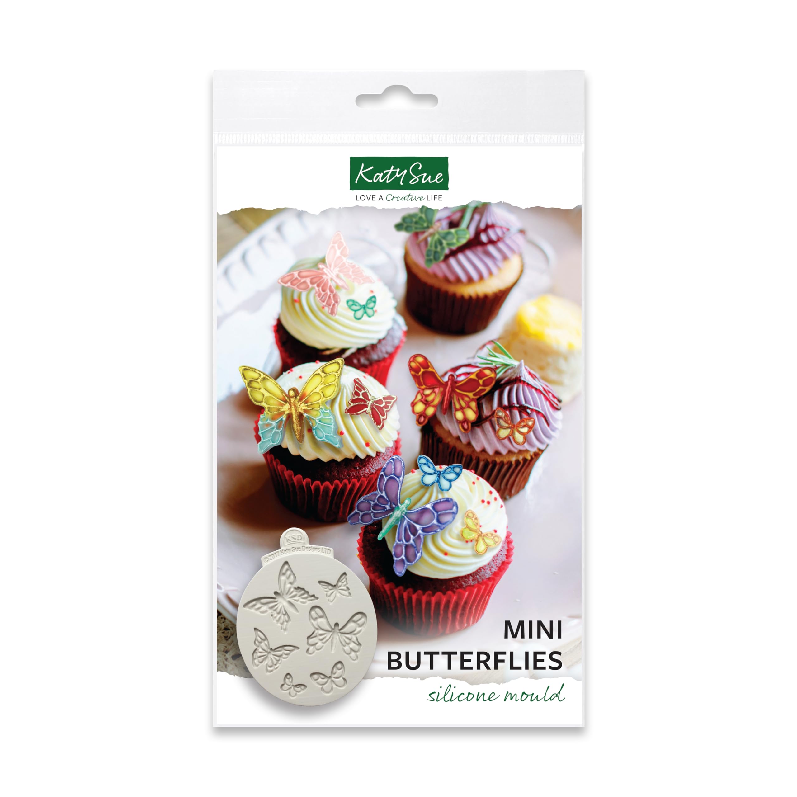 Moule à gâteau mini papillons Katy Sue décoration cupcake glaçage