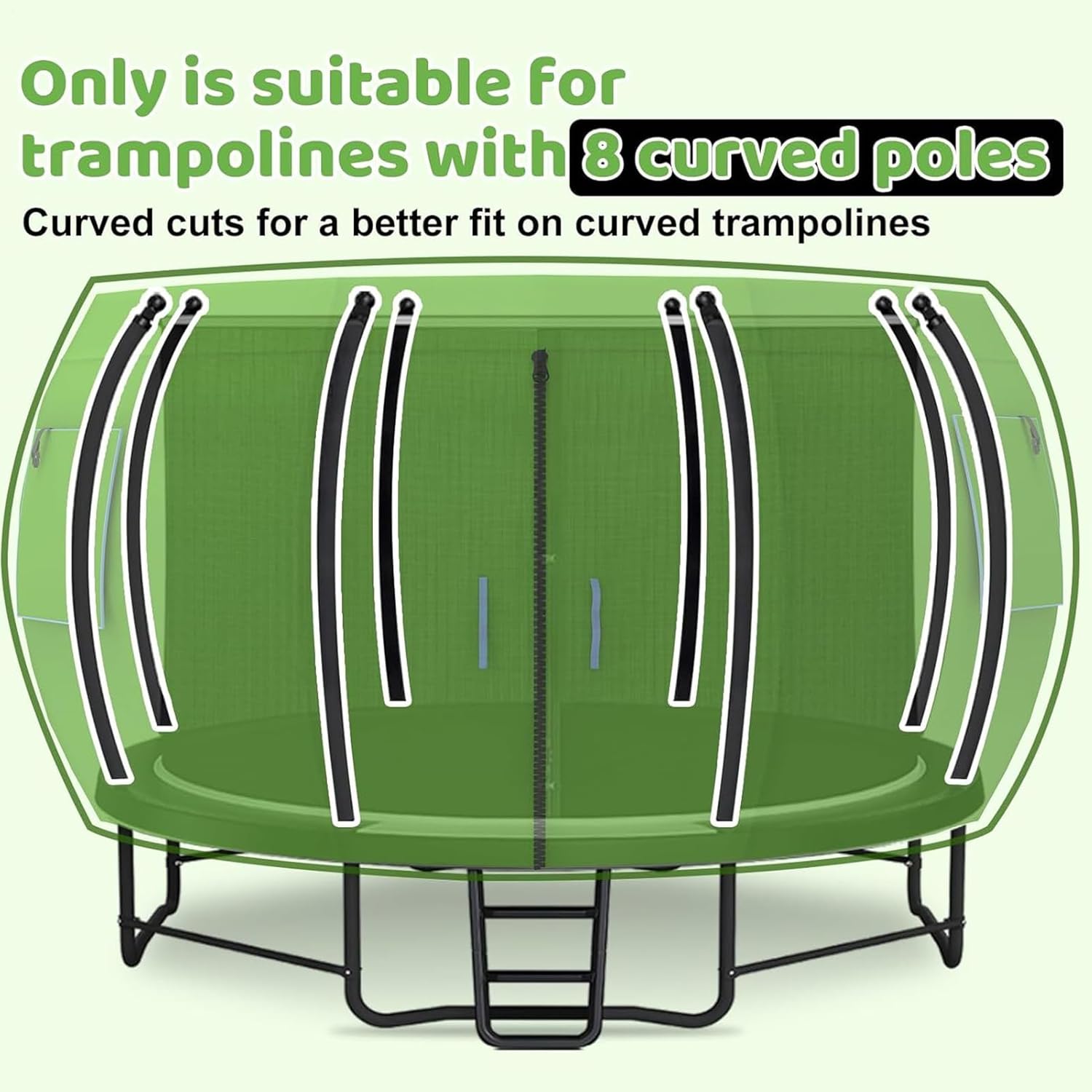 トランポリン用テントカバー | 屋外 日よけ カバー | 日除け付き 約4.トランポリンキャノピーテントアクセサリー 裏庭遊び場向け