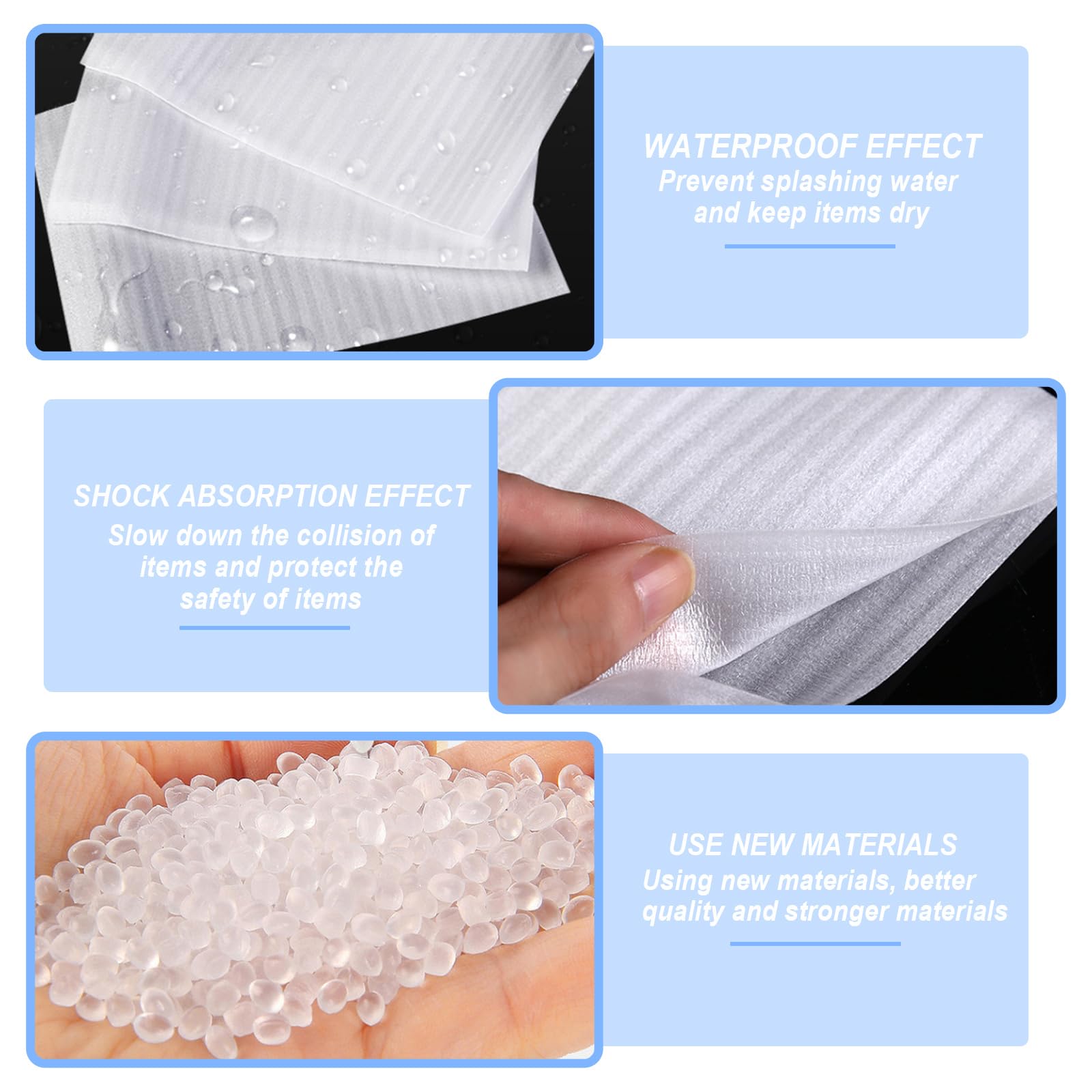 120 Pcs Mousse Demenagement Cartons, Feuilles Mousse Papier Bulle Déménagement Carton Pour Cartons Déménagement Vaisselle, Plats, Assiettes, Verres Emballage