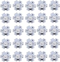 Vista 8 de Chip LED, 25 cuentas de luz LED de alta potencia de 5 V 1 W para accesorios de iluminación de bricolaje, bombilla de chip LED de aluminio