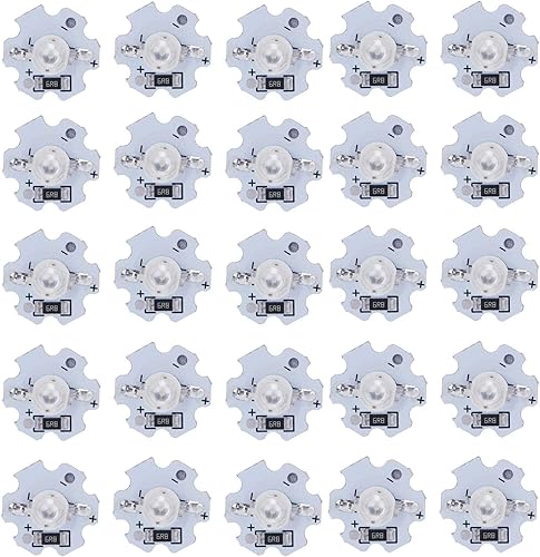 Miniatura 8 de Chip LED, 25 cuentas de luz LED de alta potencia de 5 V 1 W para accesorios de iluminación de bricolaje, bombilla de chip LED de aluminio para