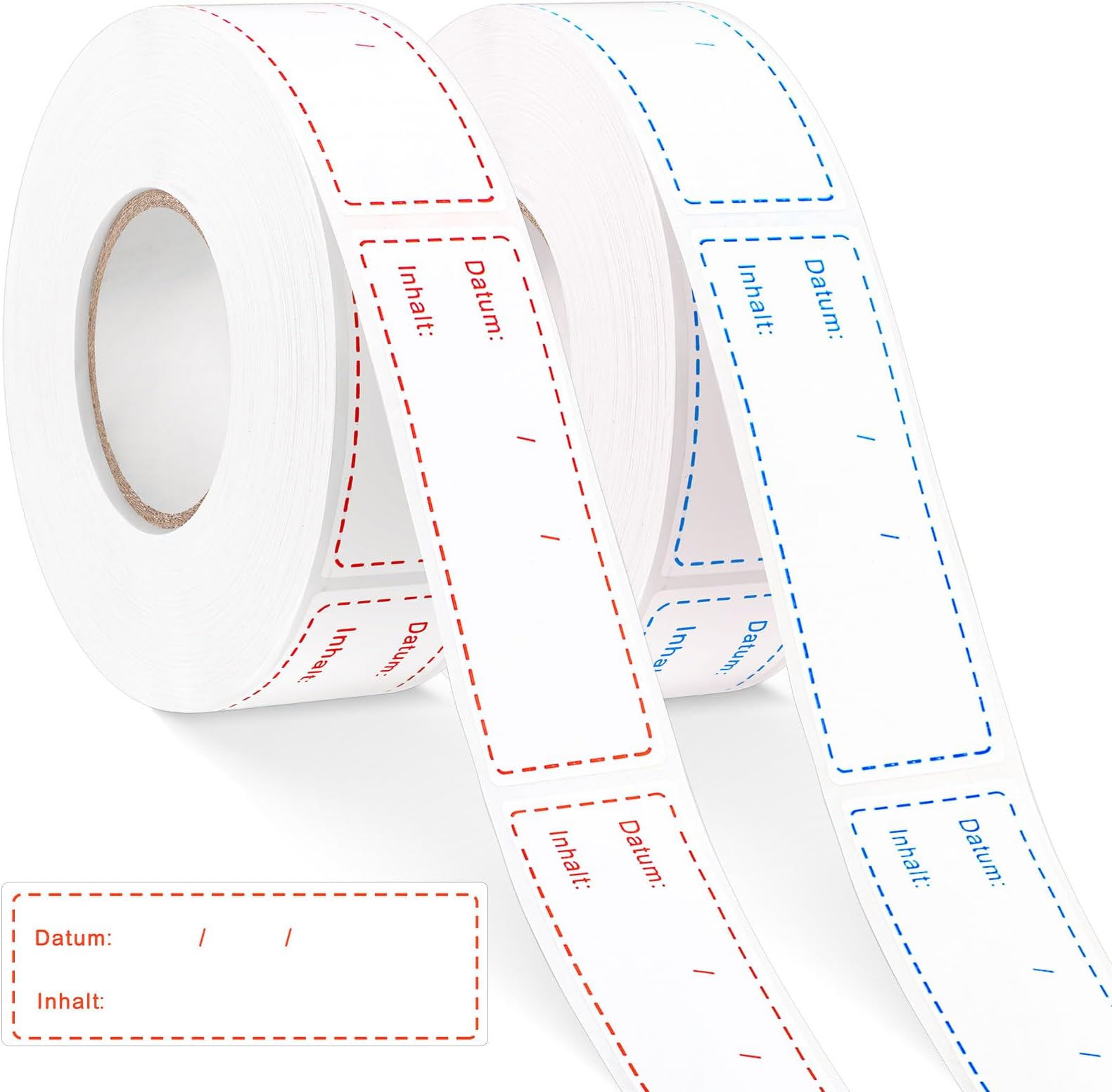 Pack of 1000 Freezer Labels for Labelling, 75 x 25 mm Freezer Labels ...