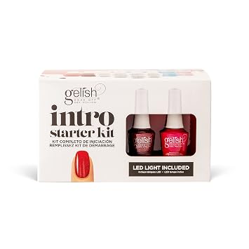 Gelish MINI Intro Starter Kit Gel Nail Kit, Long-Lasting, Chip-Free Results, Gel Manicure at Home.