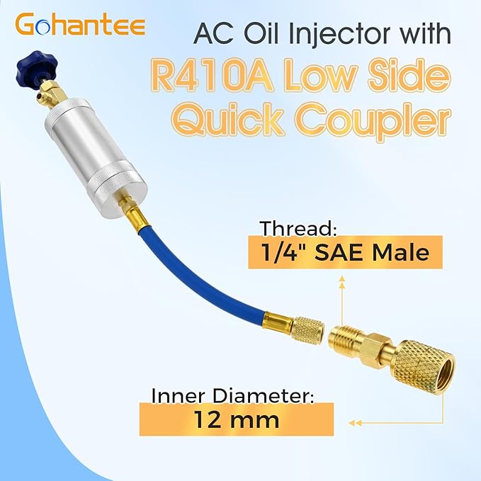 Kit Inyector de Aceite AC para Sistema Refrigerante R1234YF R134A R410A miniatura 5